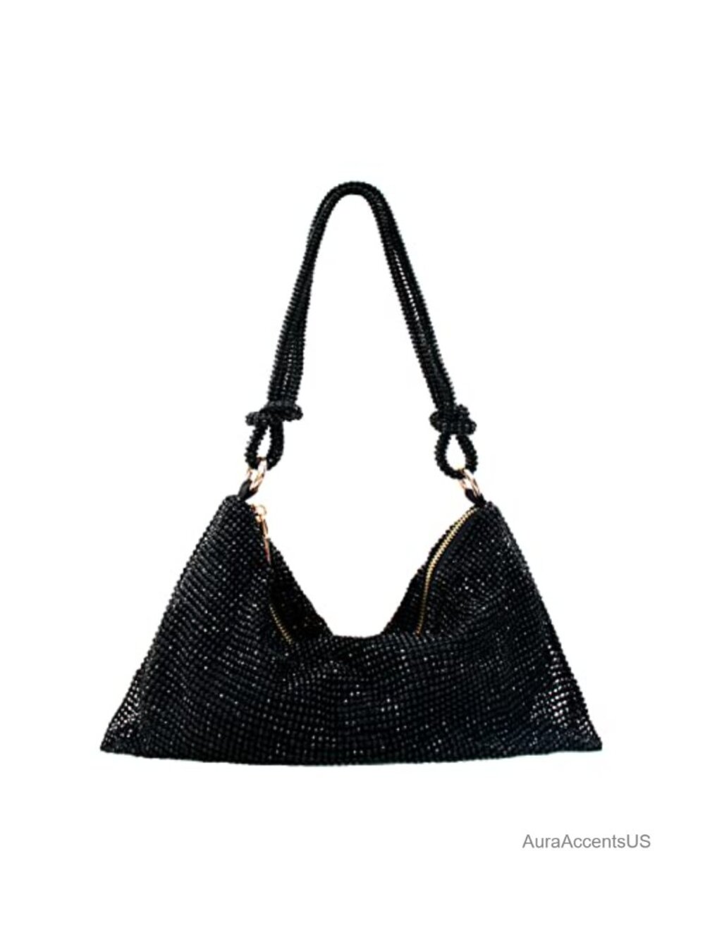 Rhinestone Hobo Evening Bag Sparkly Clutch Purse for Women Party Wedding